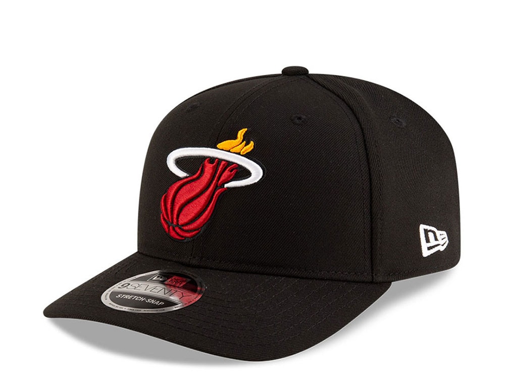 New Era Miami Heat NBA Team Black Edition 9Seventy Snapback Gorra