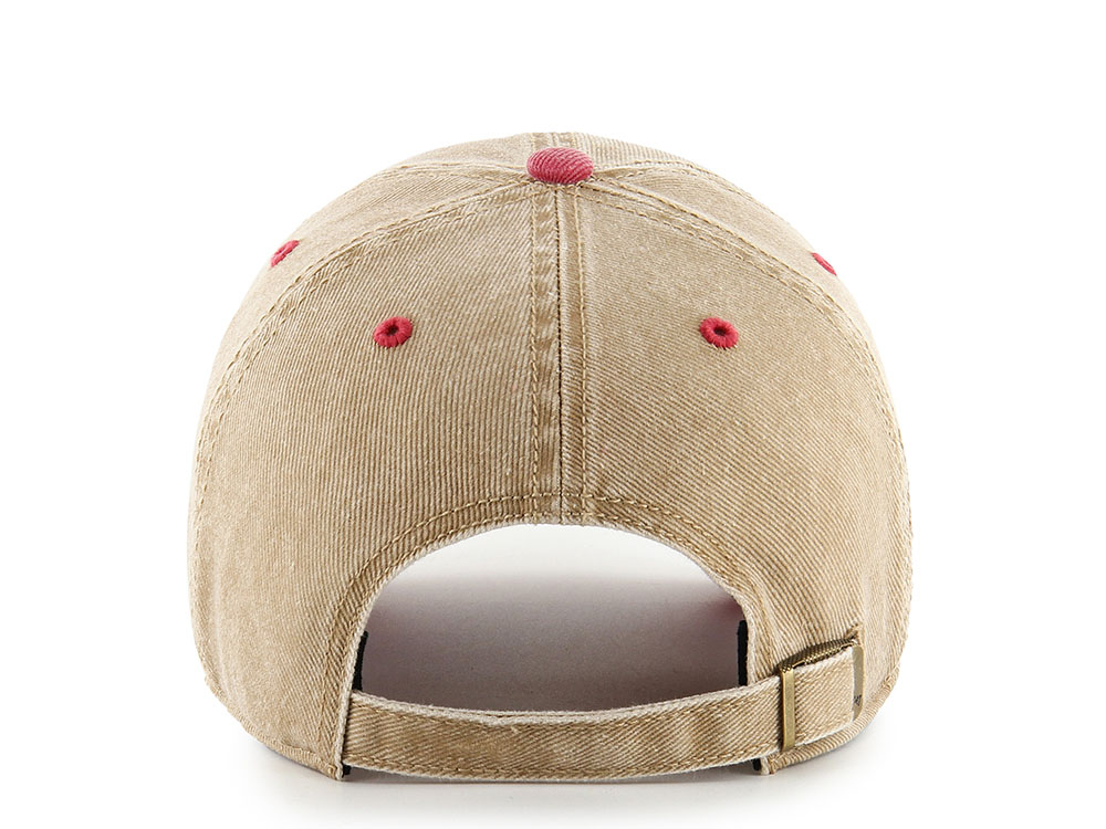 47Brand New York Yankees Cooperstown Khaki Eldin Edition Clean Up Strapback Gorra