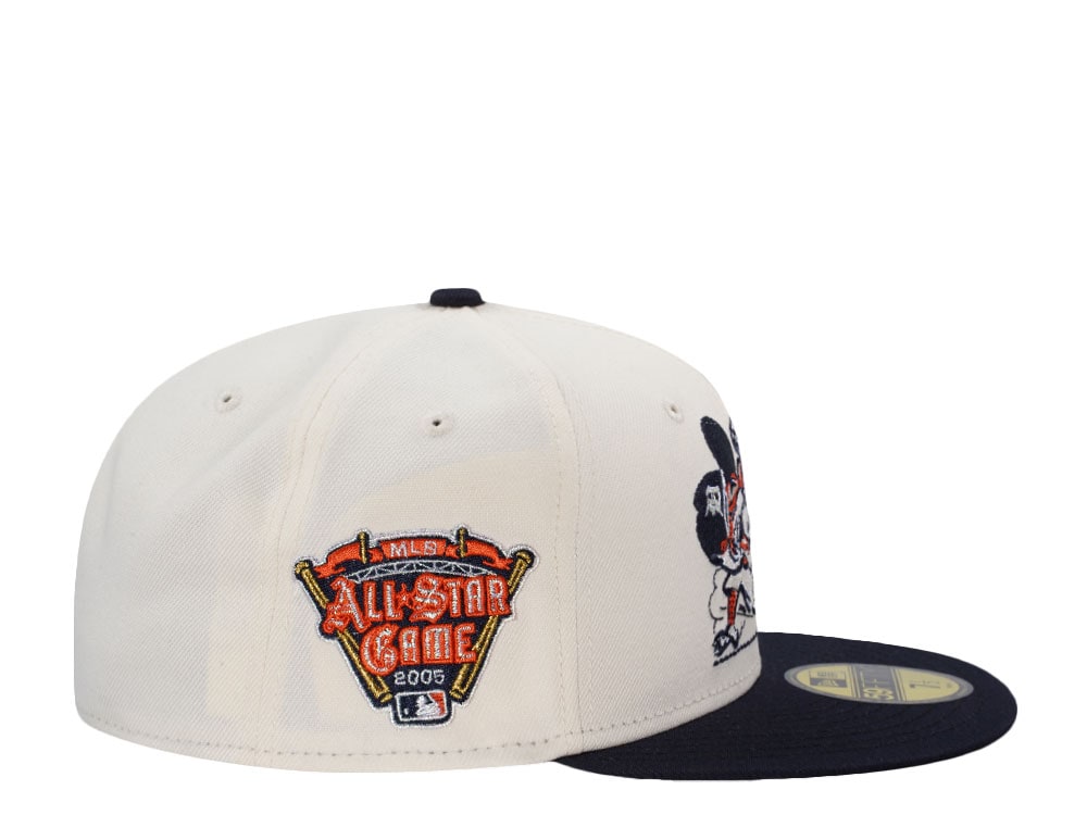 New Era Detroit Tigers All Star Game 2005 Chrome Two Tone Edition 59Fifty Fitted Gorra