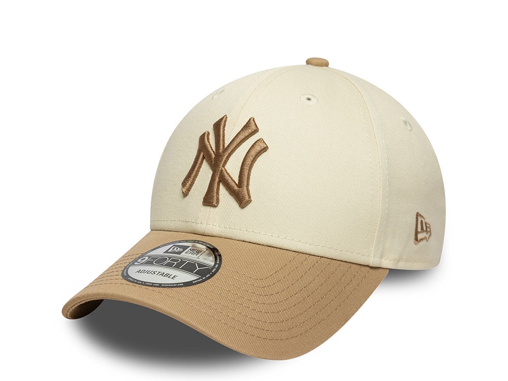 New Era New York Yankees Color Block Lettering 9Forty Strapback Gorra