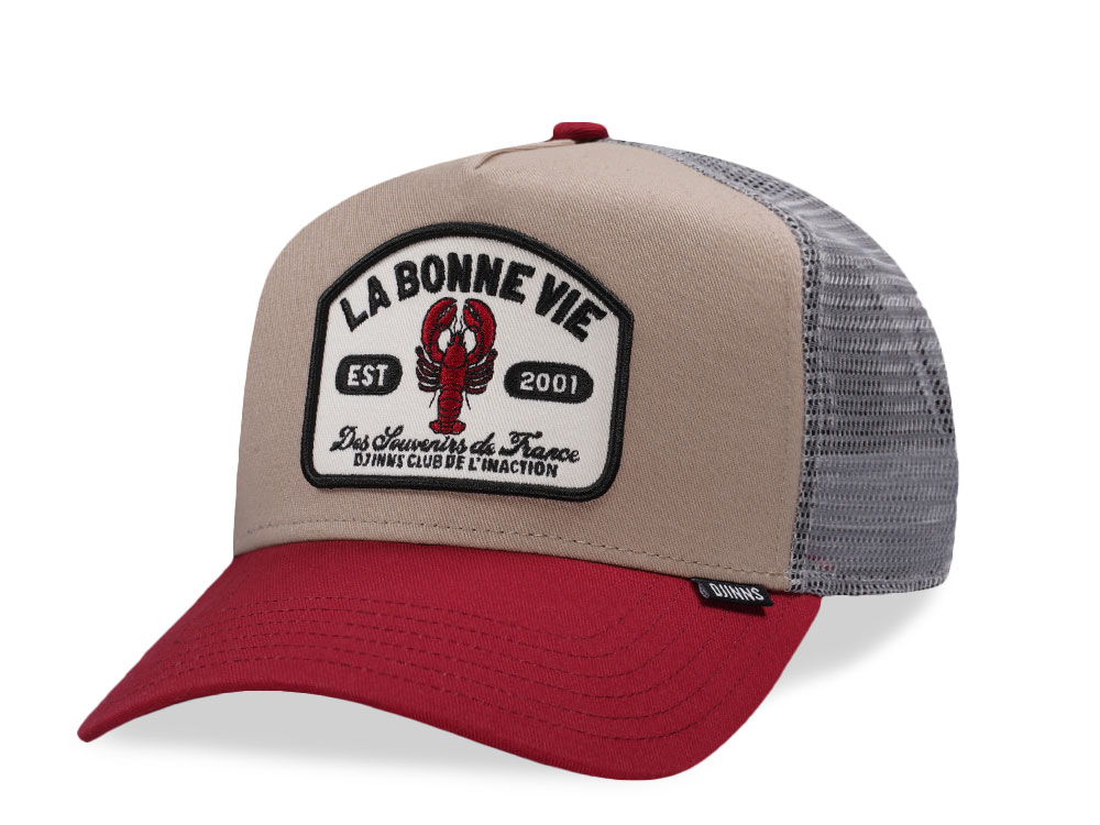 Djinns HFT La Bonne Vie Khaki Two Tone Edition Trucker Snapback Gorra