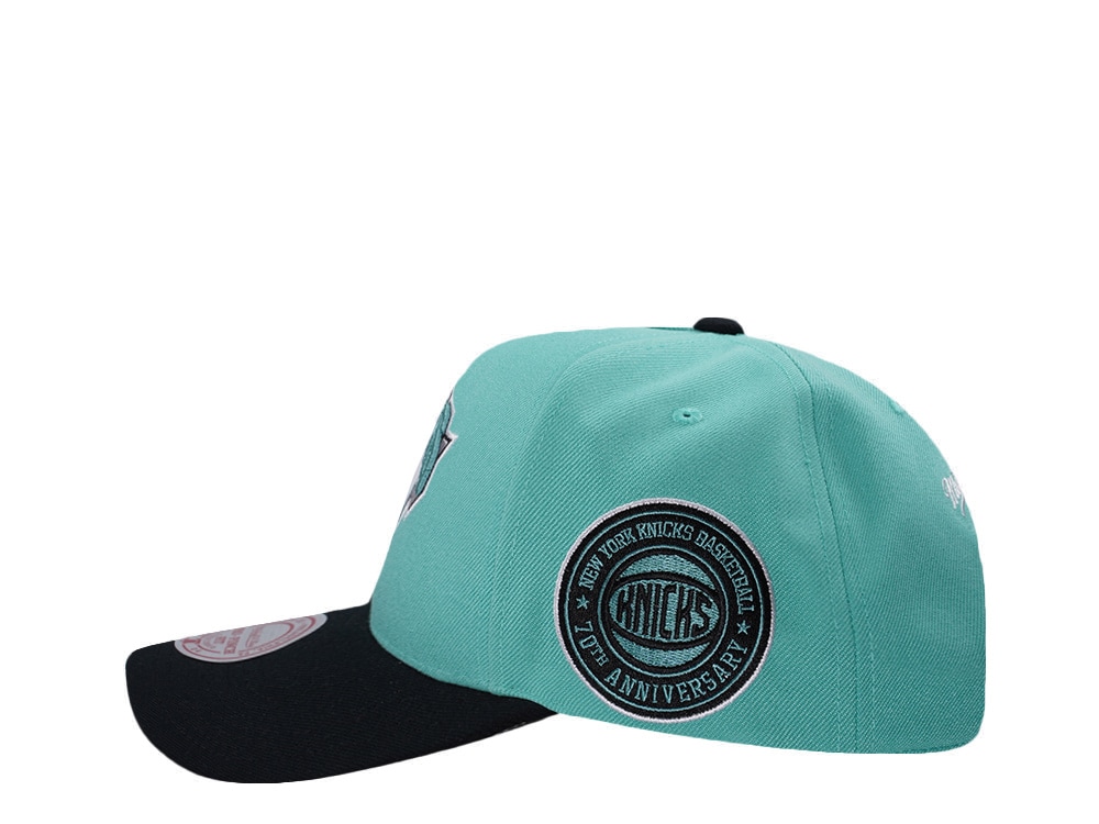 Mitchell & Ness New York Knicks NBA In The City Teal Edition Pro Pinch Fit Snapback Gorra