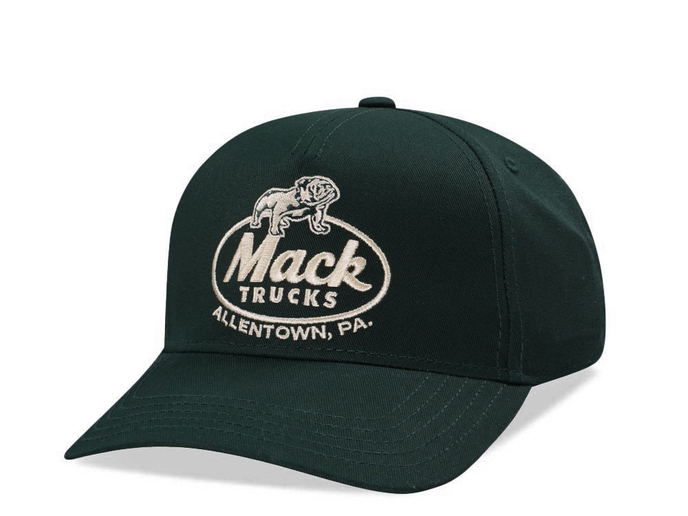 American Needle Mack Truck Valin Dark Green Snapback Gorra