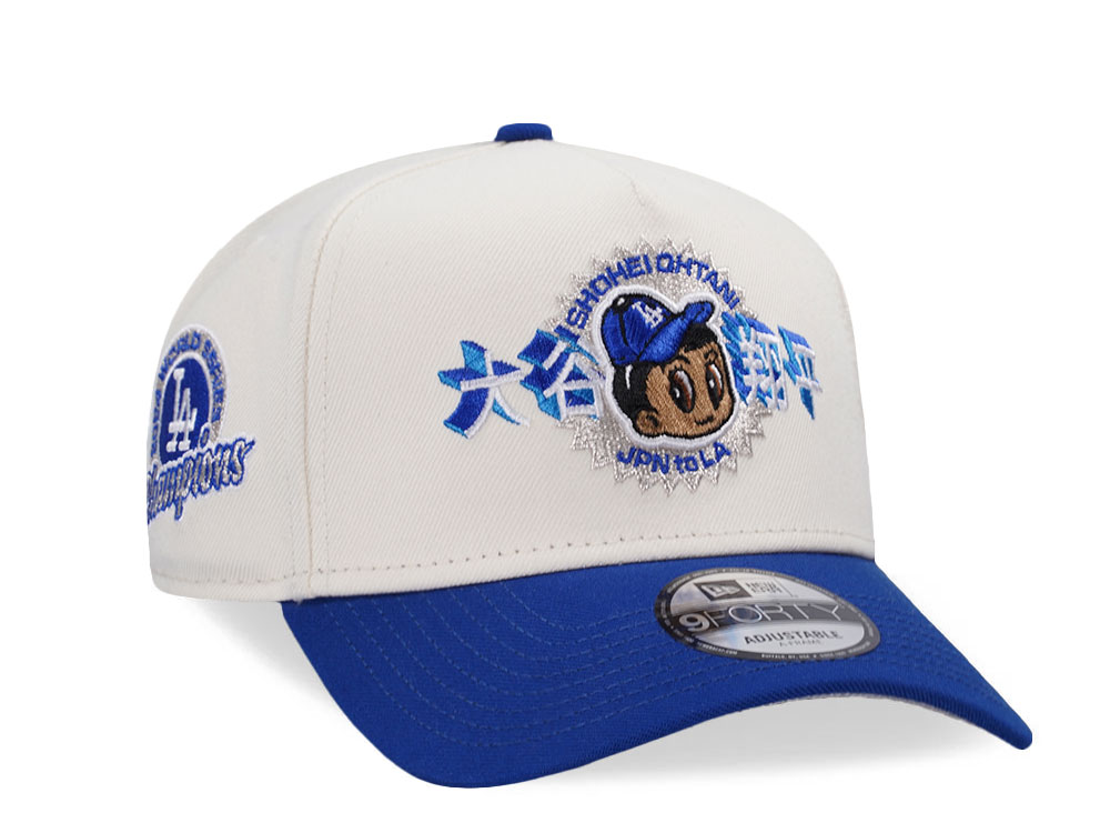 New Era Los Angeles Dodgers Shohei Ohtani Silver Chrome Two Tone Edition 9Forty A Frame Snapback Gorra