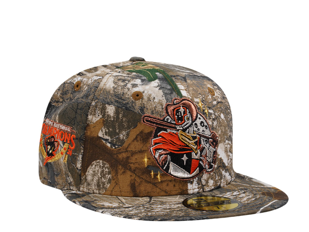 New Era Sugarland Space Cowboys Triple A Champions 2024 Realtree Edition 59Fifty Fitted Gorra