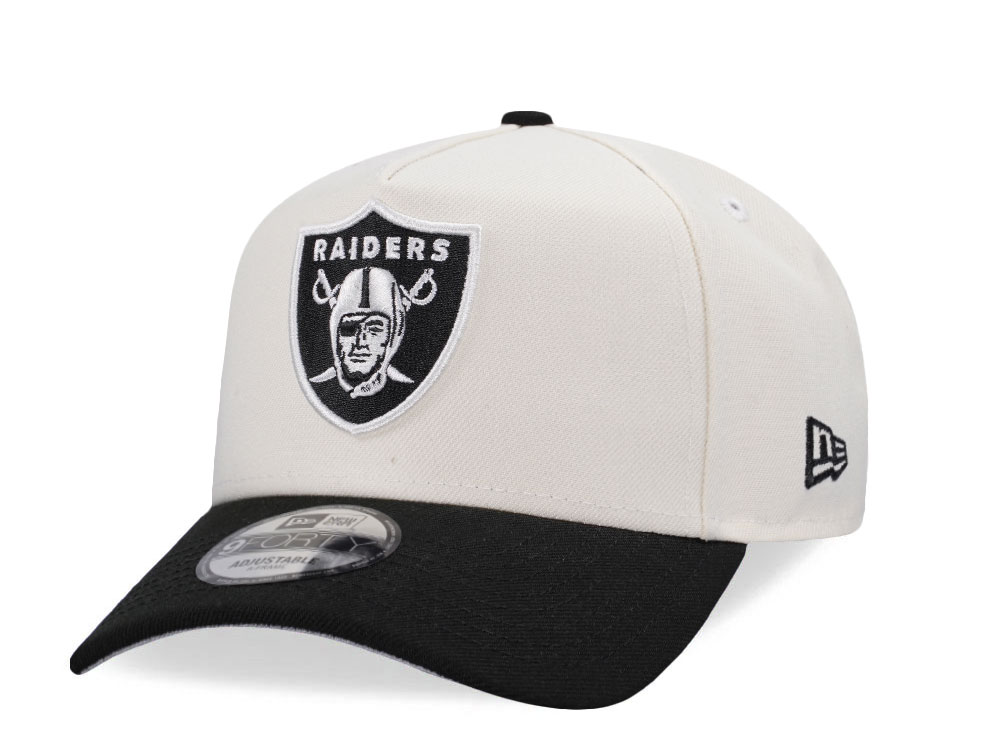 New Era Las Vegas Raiders Classic Chrome Two Tone Edition 9Forty A Frame Snapback Gorra