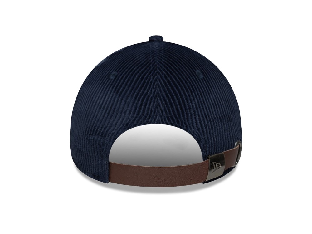 New Era Detroit Tigers Navy Corduroy 9Forty A Frame Strapback Gorra