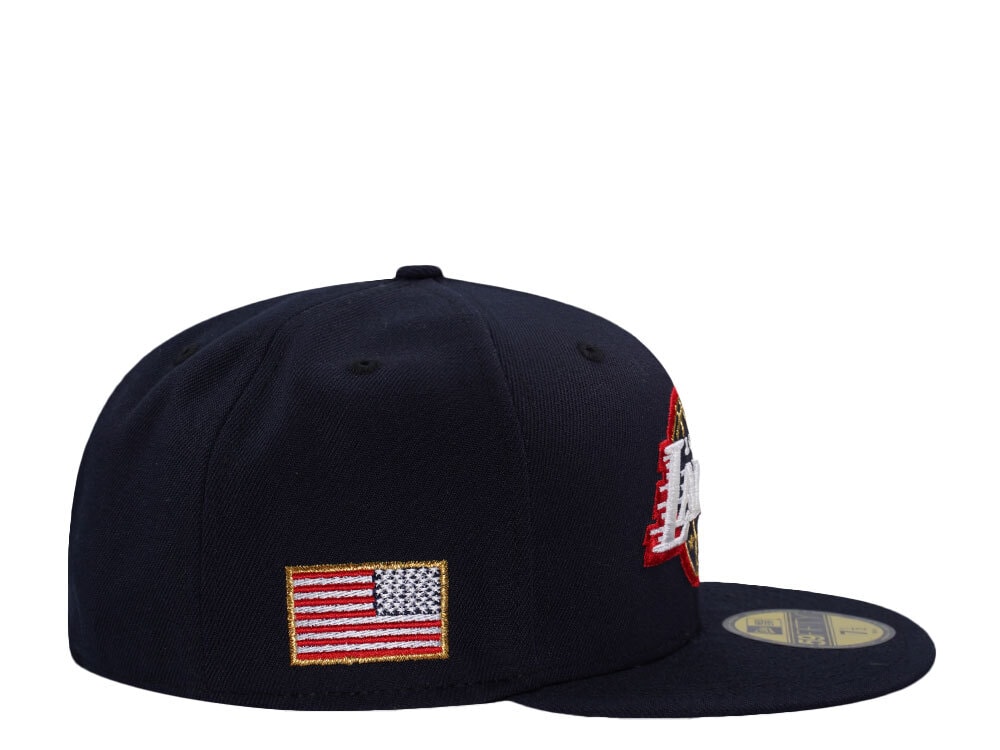 New Era Los Angeles Lakers US Flag Navy Prime Edition 59Fifty Fitted Gorra