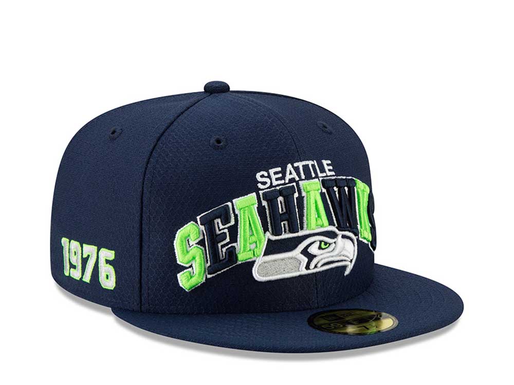 New Era Seattle Seahawks Sideline Cap Home 59Fifty Fitted Gorra