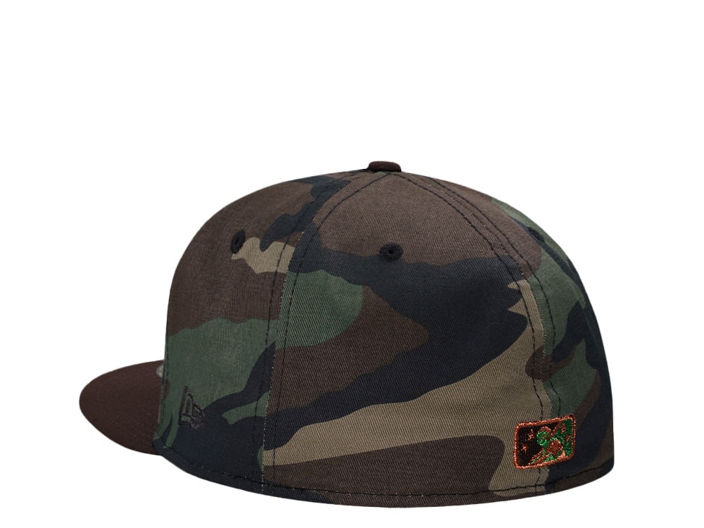 New Era Down East Wood Ducks Camo Outdoor Two Tone Edition 59Fifty Fitted Gorra