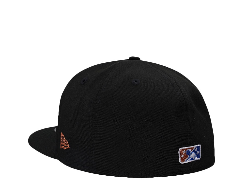 New Era El Paso Chihuahuas Black Copper  Edition 59Fifty AFrame Gorra
