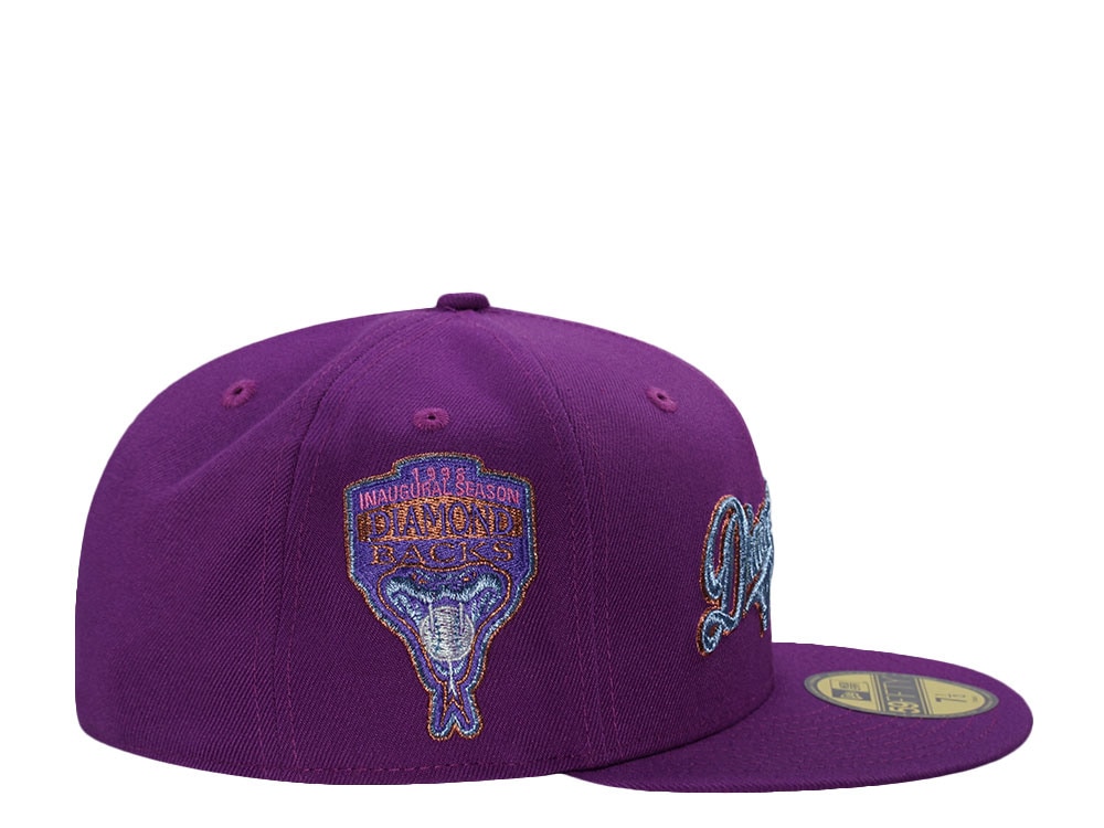 New Era Arizona Diamondbacks Inaugural Season 1998 Grape Prime Edition 59Fifty Fitted Gorra