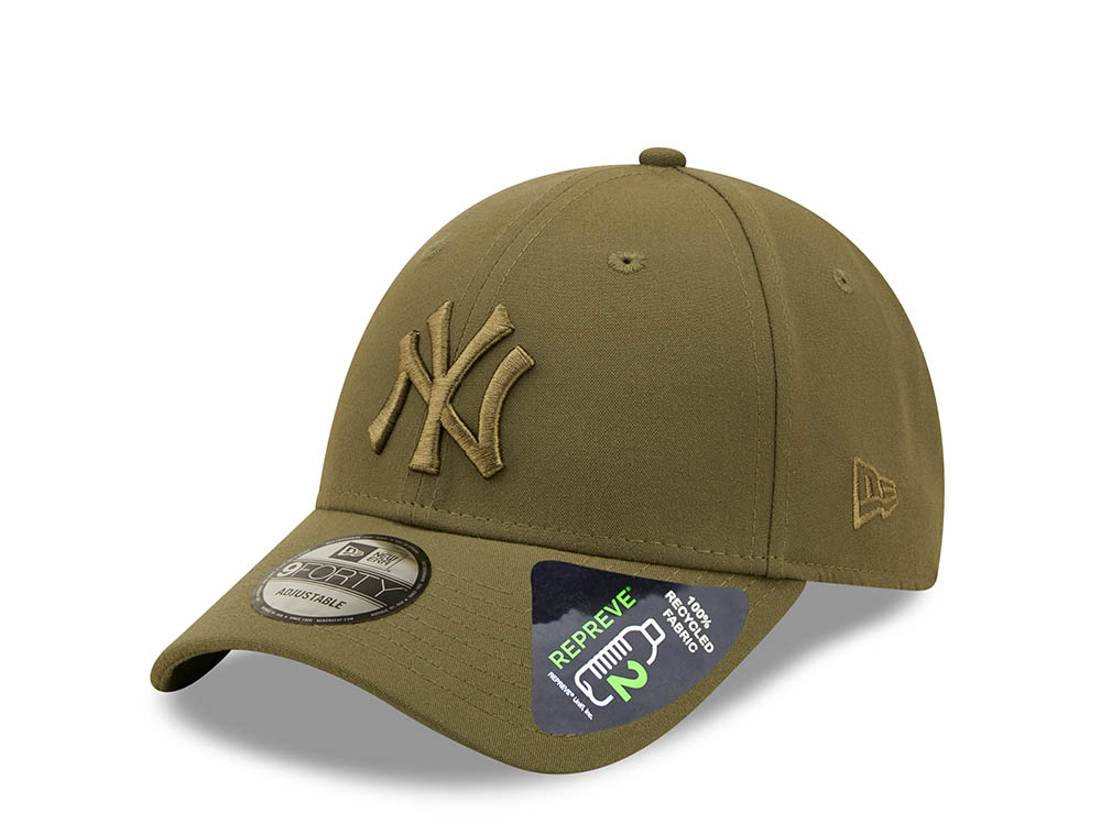 New Era New York Yankees Olive Tonal Repreve Edition 9Forty Snapback Gorra