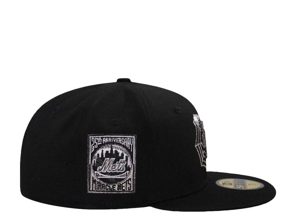 New Era New York Mets 25th Anniversary Black Prime Edition 59Fifty Fitted Gorra