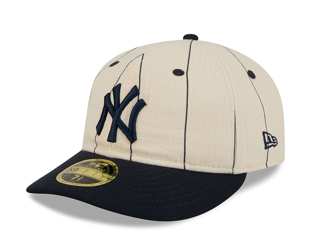 New Era New York Yankees Linen Two Tone Edition 59Fifty Retro Crown Fitted Gorra