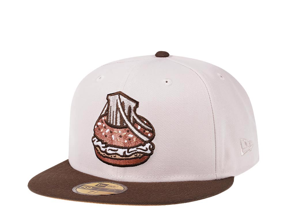 New Era Brooklyn Cyclones Copper Bagels Two Tone Edition 59Fifty Fitted Gorra