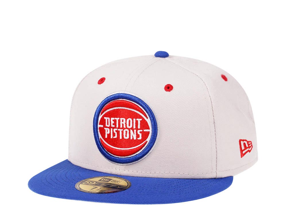 New Era Detroit Pistons Stone Two Tone Edition 59Fifty Fitted Gorra