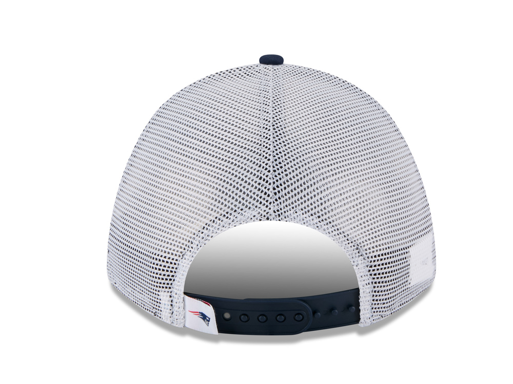 New Era New England Patriots Official Team Color Edition 9Forty M Crown A Frame Trucker Snapback Gorra