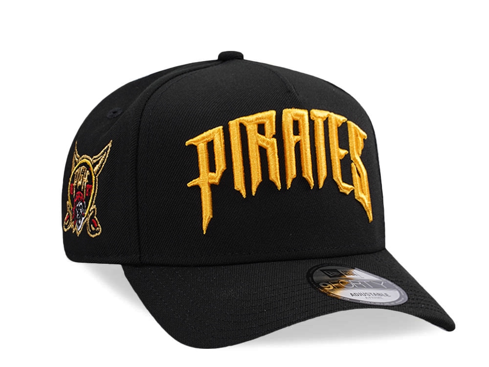 New Era Pittsburgh Pirates Black Prime Edition 9Forty A Frame Snapback Gorra