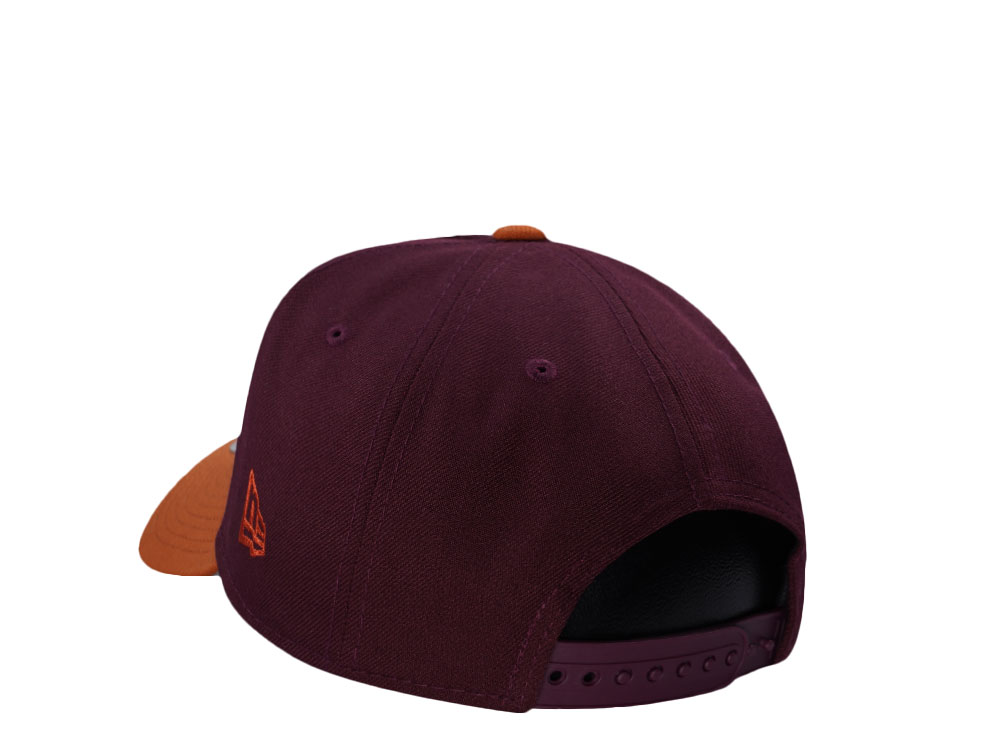 New Era Seattle Mariners All Star Game 2001 Maroon Rust Two Tone Edition 9Forty A Frame Snapback Gorra