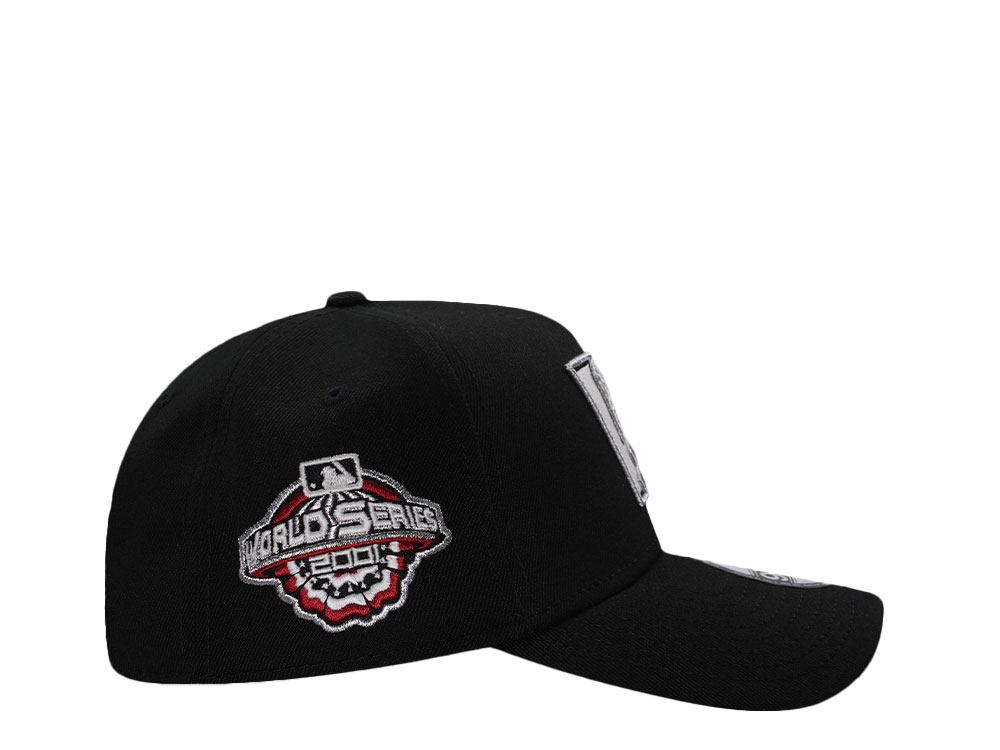 New Era Arizona Diamondbacks World Series 2001 Black Glow Edition 9Forty A Frame Snapback Gorra