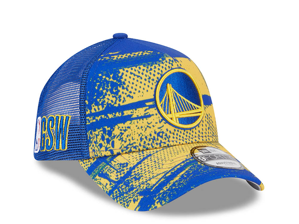 New Era Golden State Warriors NBA Tip Off 2024 Trucker 9Forty A Frame Snapback Gorra