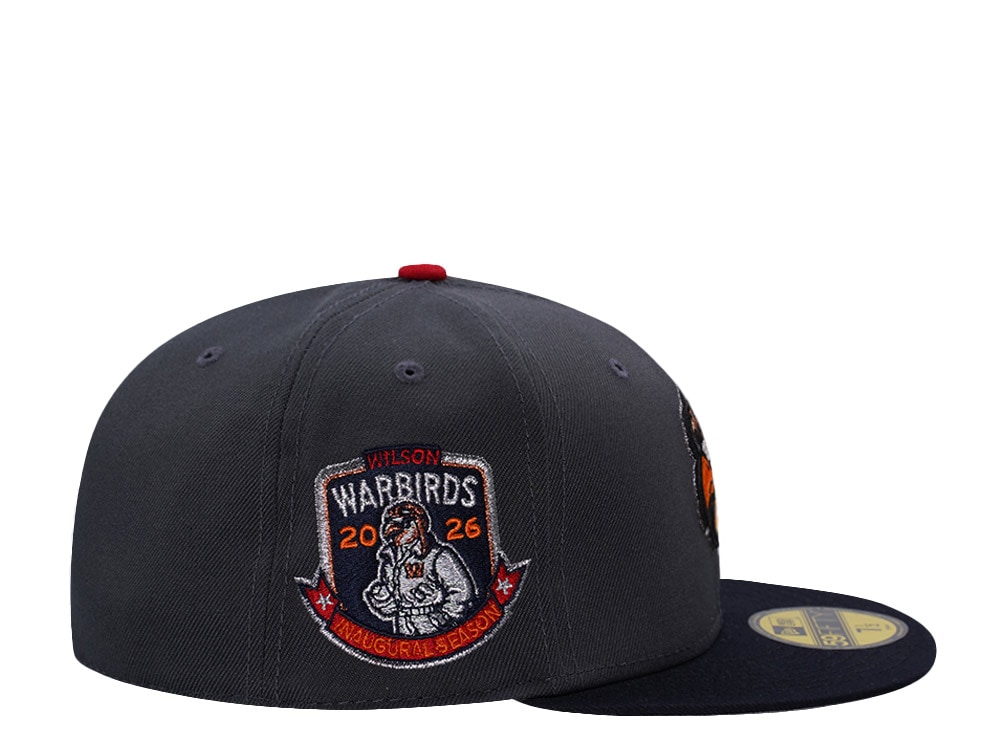 New Era Wilson Warbirds Inaugural Season 2026 Dark Gray Two Tone Edition 59Fifty Fitted Gorra