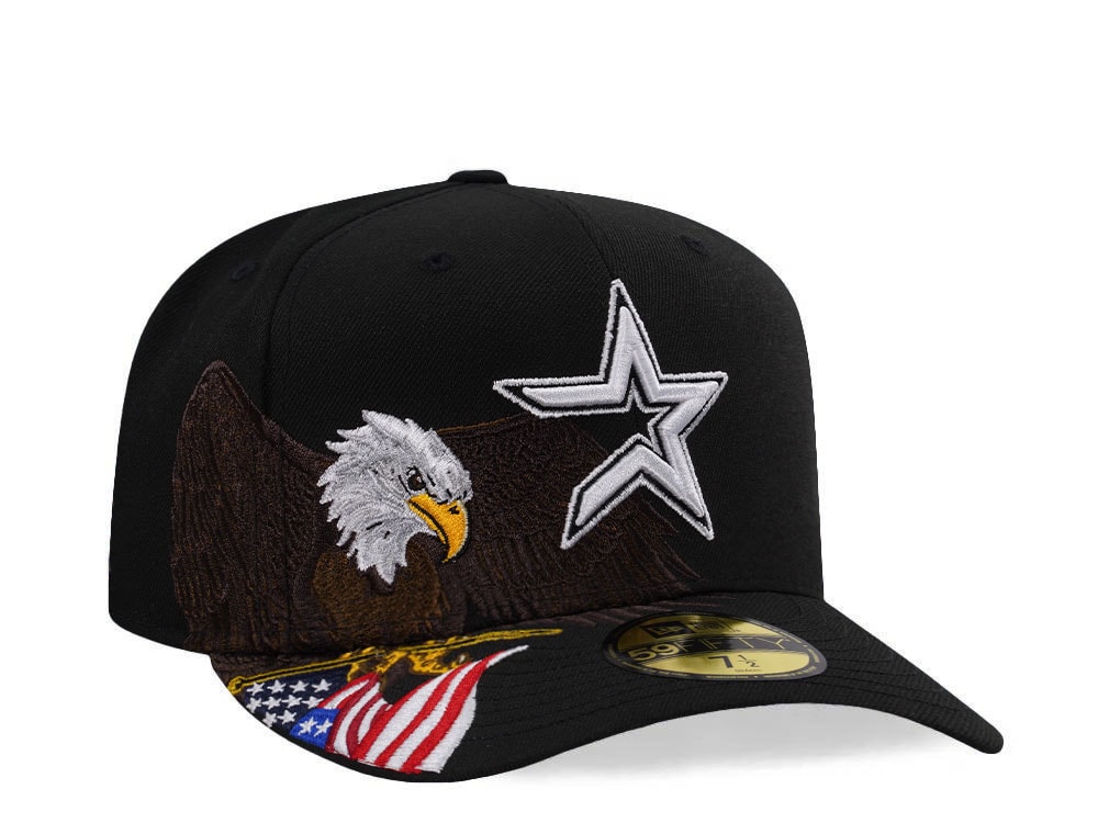 New Era Houston Astros American Eagle Black Edition 59Fifty Fitted Gorra