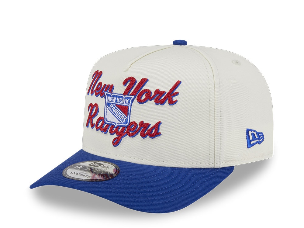 New Era New York Rangers Chainstitch 9Fifty A Frame Snapback Gorra