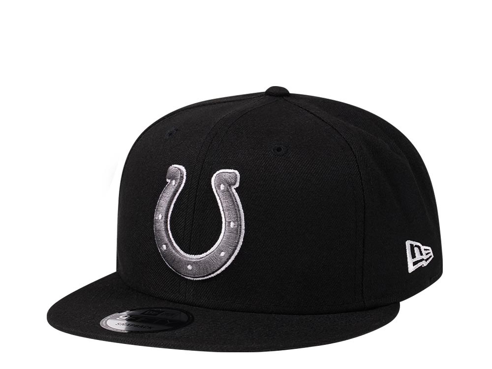 New Era Indianapolis Colts Steel Black Edition 9Fifty Snapback Gorra