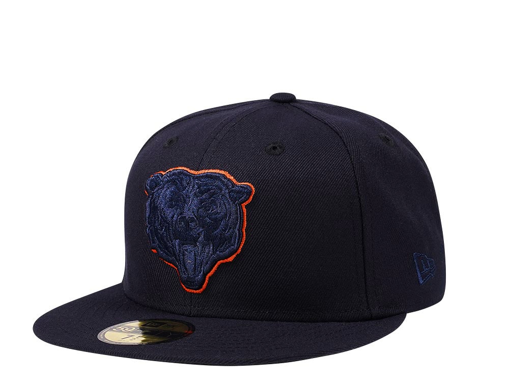 New Era Chicago Bears Orange Pop Edition 59Fifty Fitted Gorra