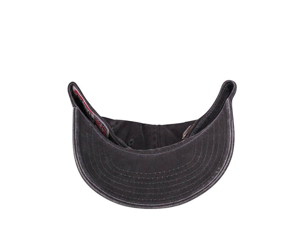 American Needle National Baseball Hall of Fame Black Vintage Casual Strapback Gorra