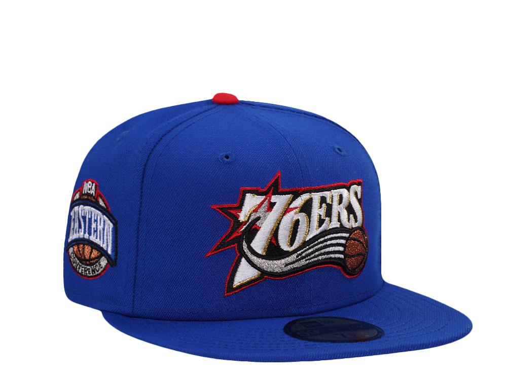 New Era Philadelphia 76ers Eastern Conference Blue Prime Edition 59Fifty Fitted Gorra