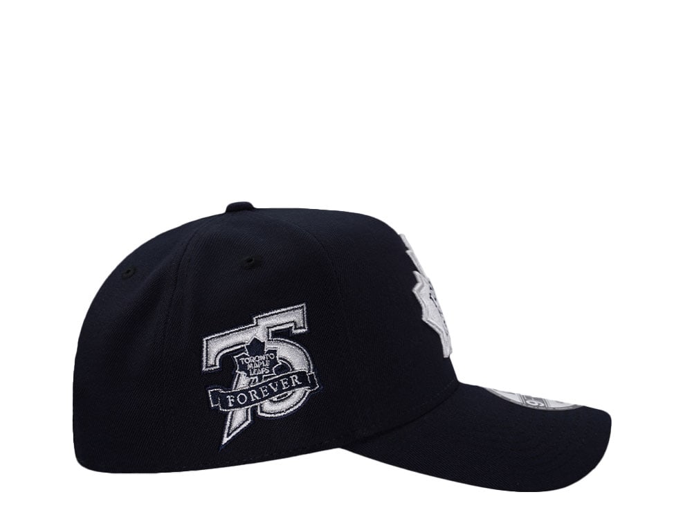 New Era Toronto Maple Leafs 75th Anniversary Navy Prime Edition 9Forty A Frame Snapback Gorra