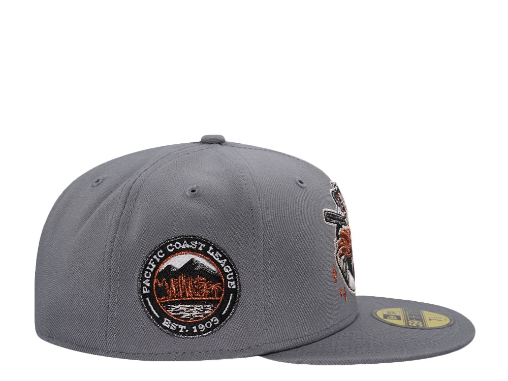New Era Sugarland Space Cowboys Metallic Gray Prime Edition 59Fifty Fitted Gorra