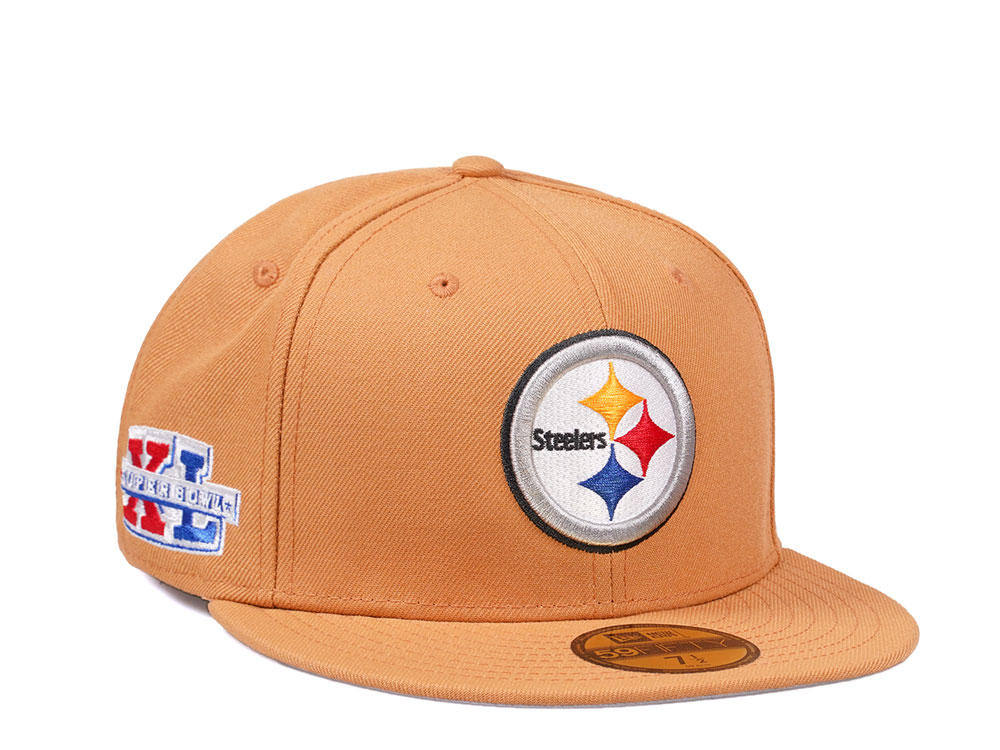 New Era Pittsburgh Steelers Super Bowl XL Golden Memories Collection 59Fifty Fitted Gorra