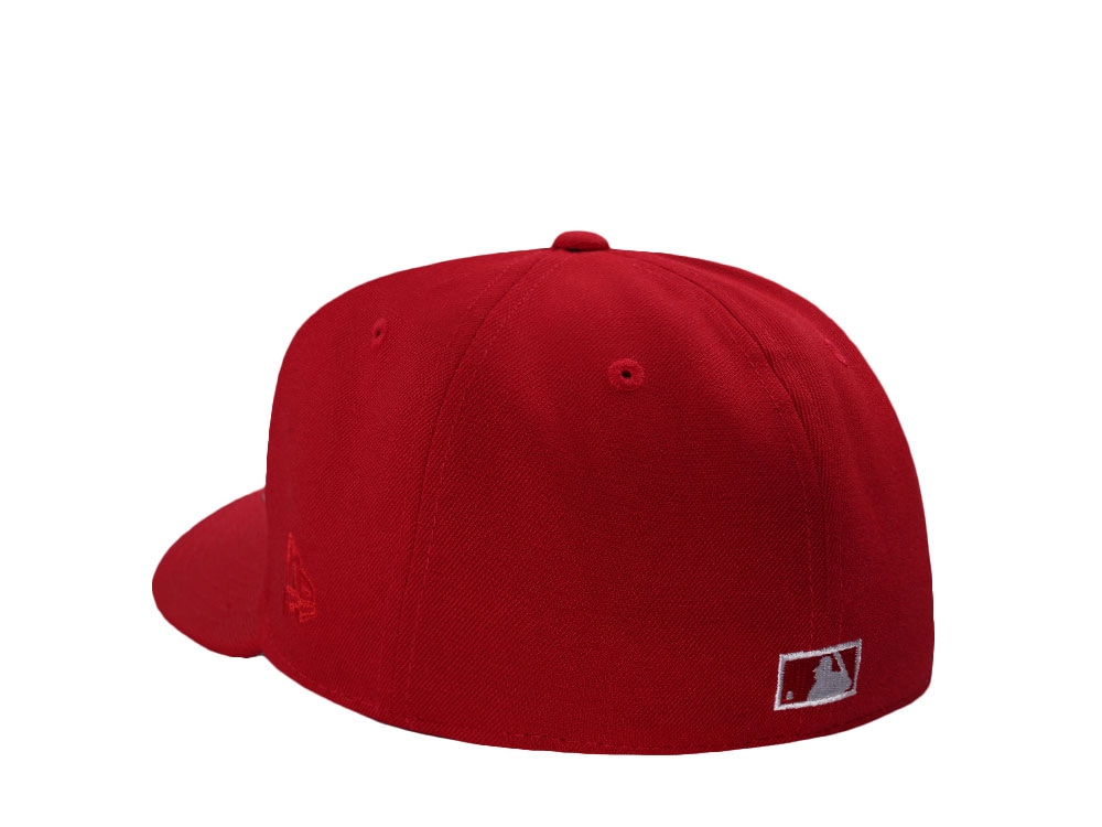 New Era New York Yankees World Series 1999 Scarlet Prime Edition 59Fifty Pre Curved Fitted Gorra