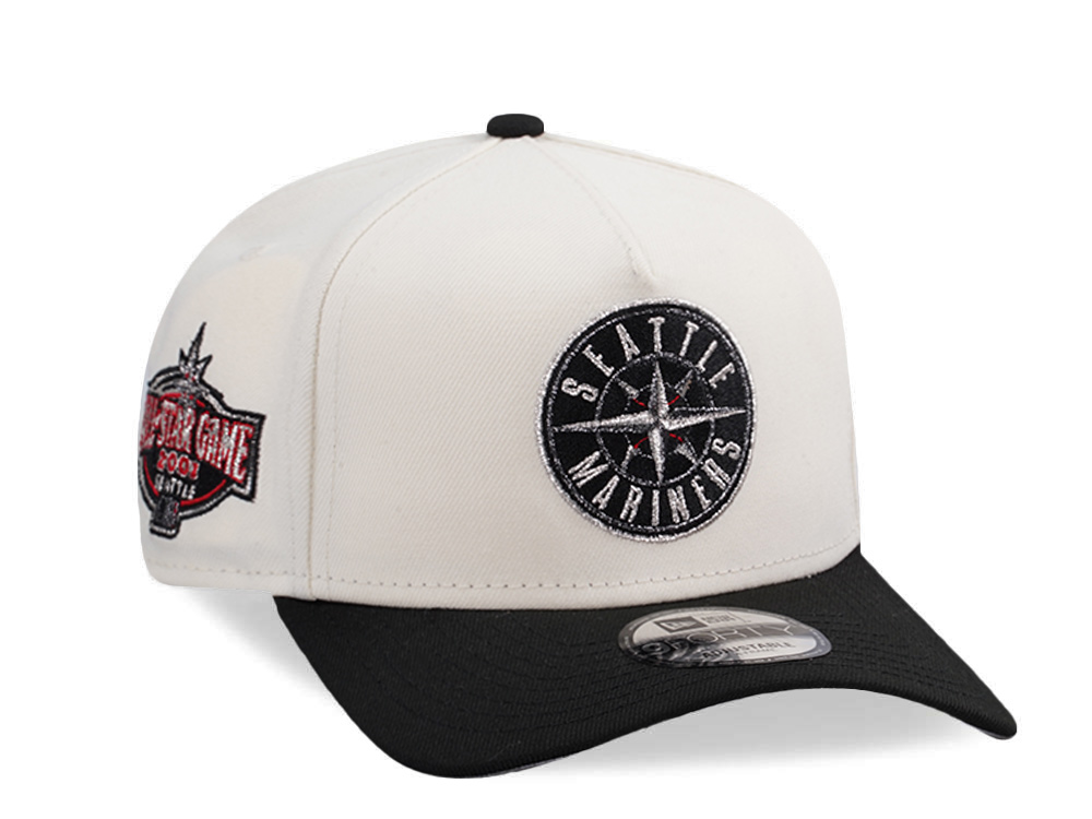 New Era Seattle Mariners All Star Game 2001 Chrome Two Tone Edition 9Forty A Frame Snapback Gorra