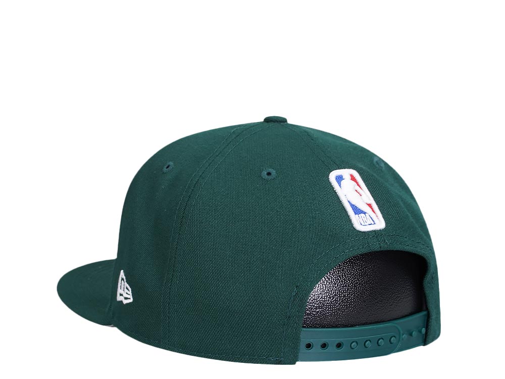 New Era Boston Celtics Green Script Logo Edition 9Fifty Snapback Gorra