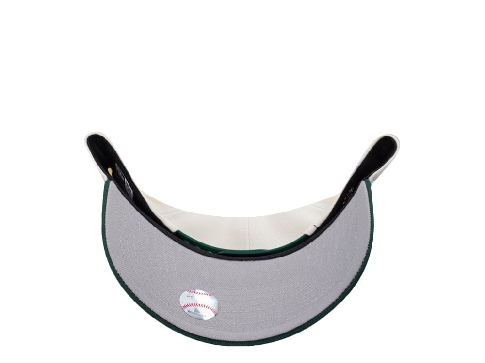 New Era Oakland Athletics Giants Script Chrome Two Tone Edition 9Forty A Frame Snapback Gorra