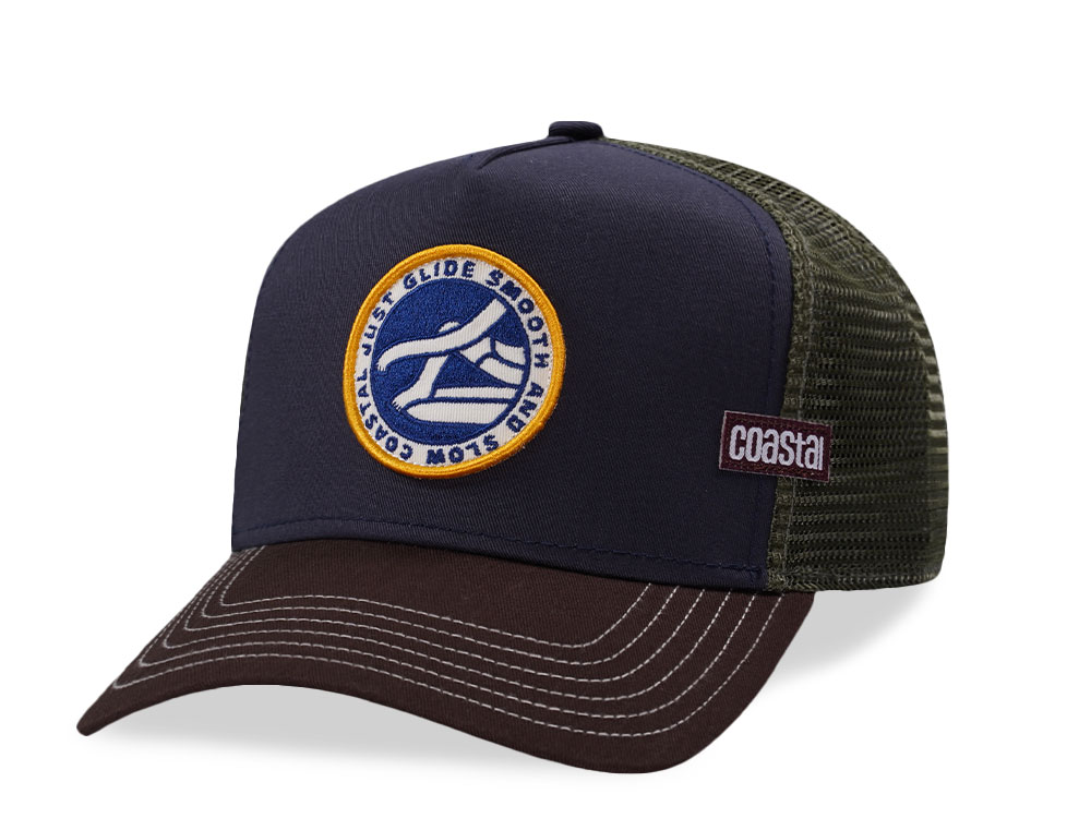 Djinns HFT Smooth Glide Navy Two Tone Edition Trucker Snapback Gorra