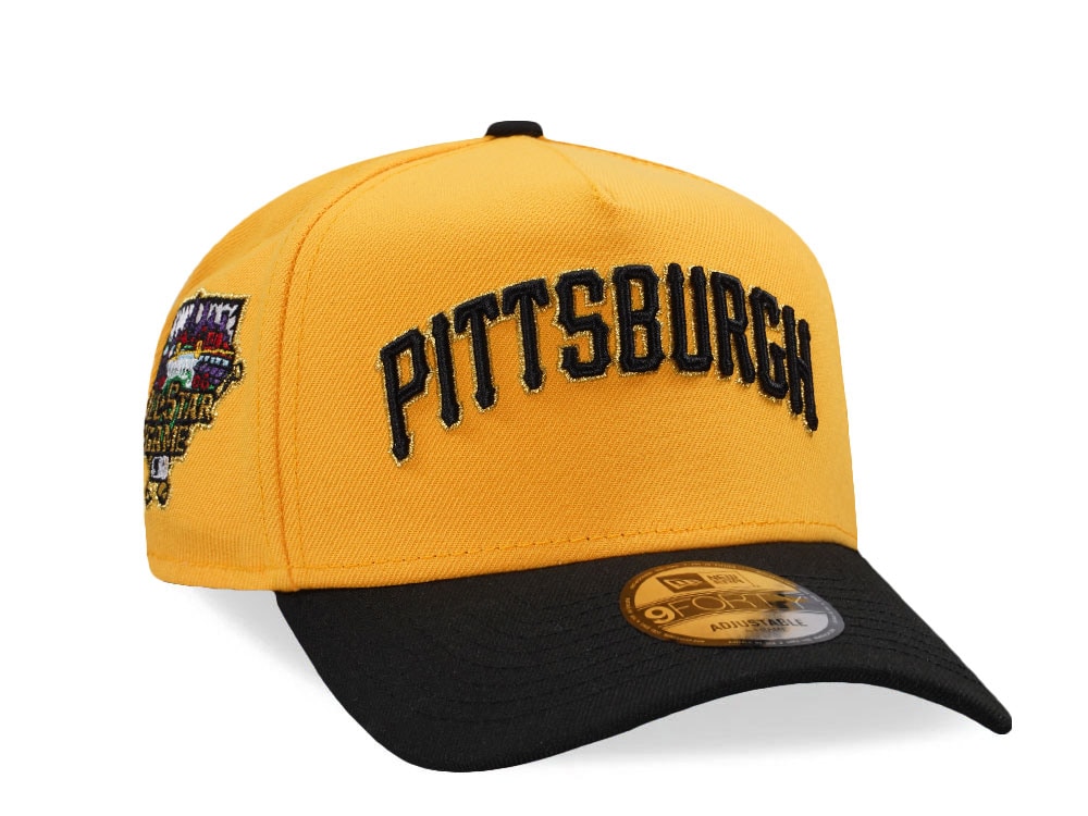New Era Pittsburgh Pirates All Star Game 2006 Yellow Two Tone Edition 9Forty A Frame Snapback Gorra