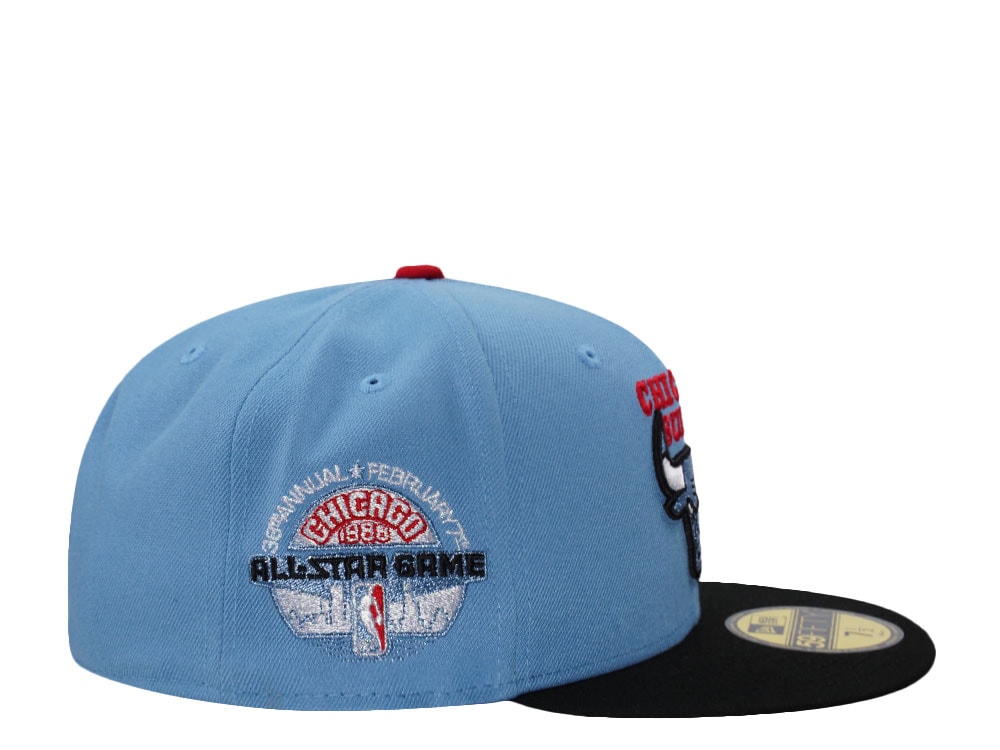 New Era Chicago Bulls All Star Game 1988 Sky Blue Two Tone Edition 59Fifty Fitted Gorra