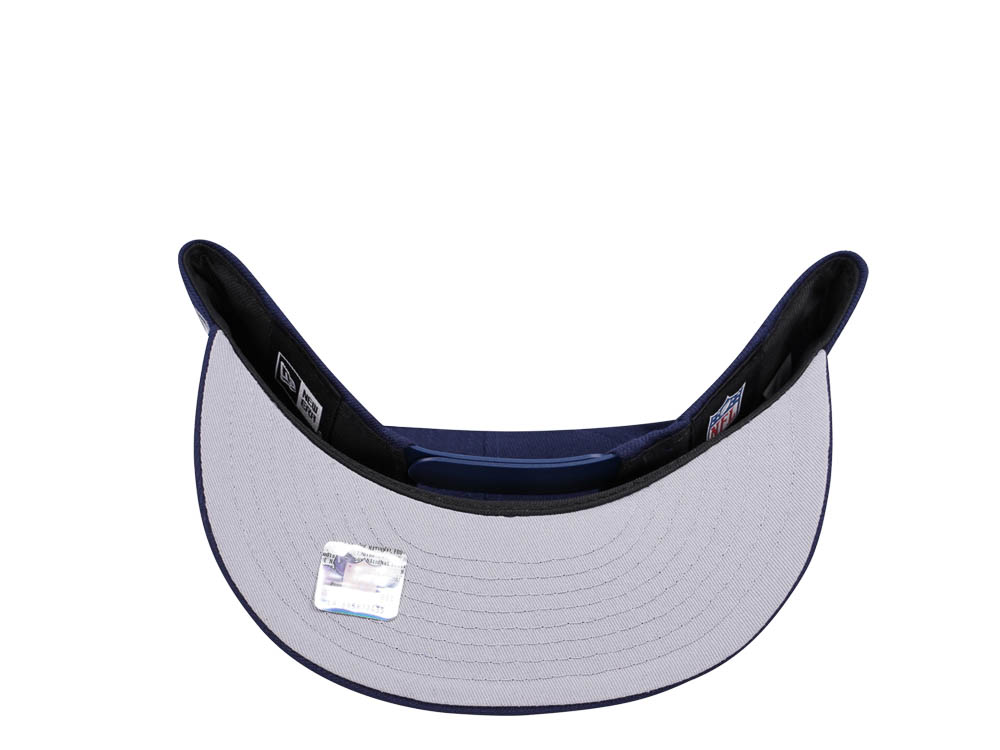New Era New England Patriots Navy Classic Edition 9Fifty Snapback Gorra