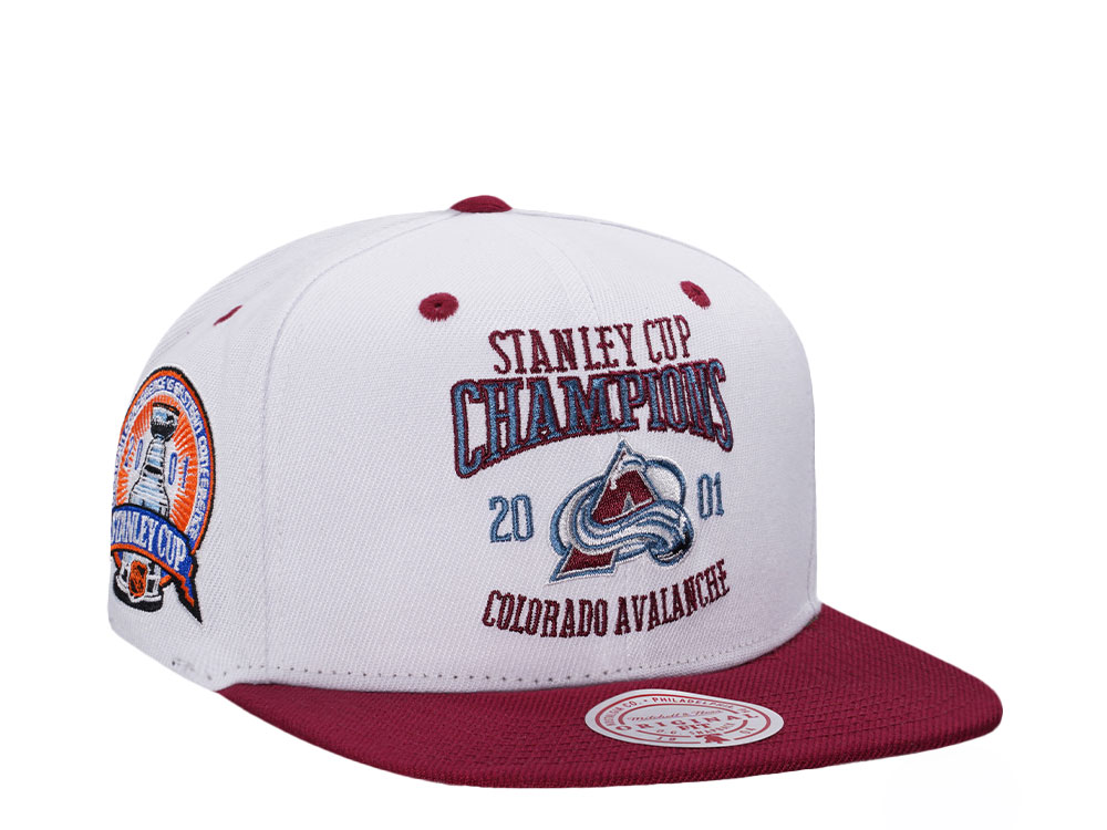 Mitchell & Ness Colorado Avalanche Stanley Cup Champions 2001 Two Tone Snapback Gorra