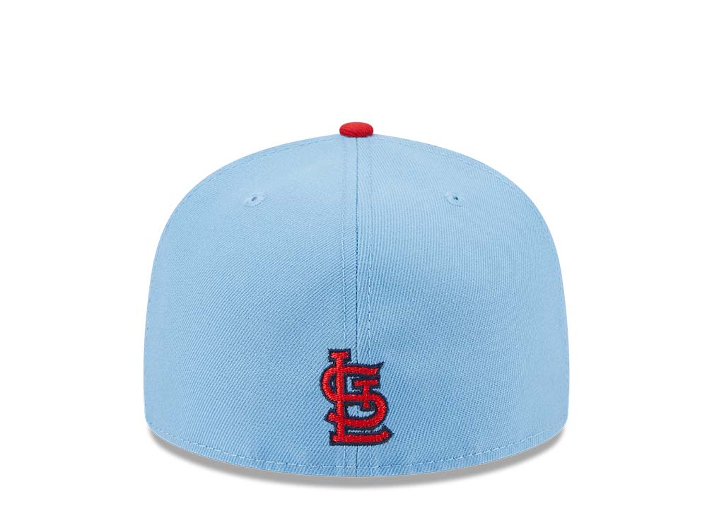 New Era St. Louis Cardinals Powder Blues Sky Throwback Two Tone Edition 59Fifty Fitted Gorra