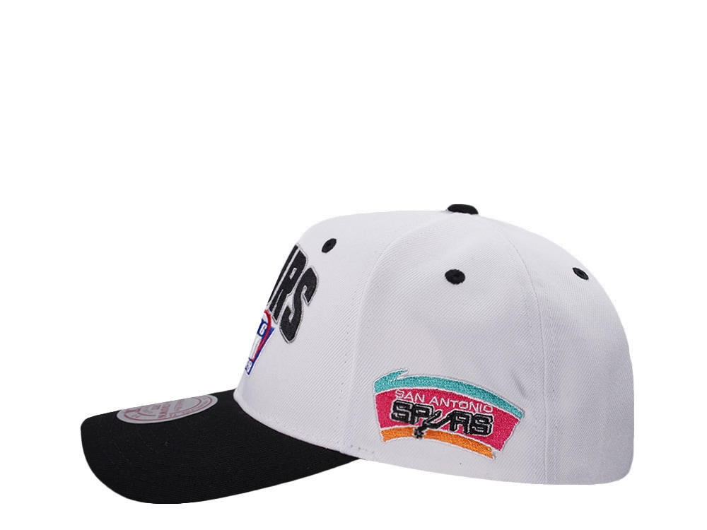Mitchell & Ness San Antonio Spurs NBA Playoffs 1996 Chrome Two Tone Editon Pro Crown Fit Snapback Gorra