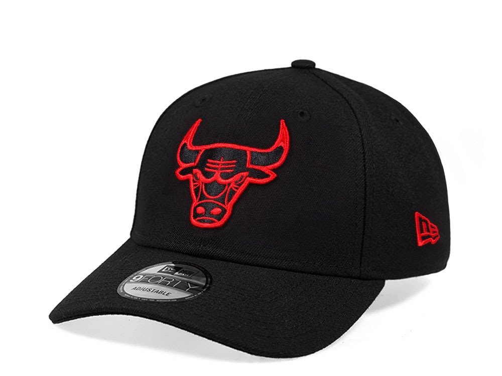New Era Chicago Bulls Red Horn Edition 9Forty Snapback Gorra