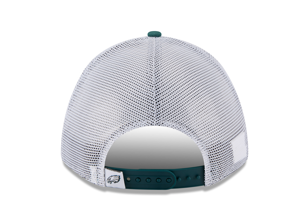 New Era Philadelphia Eagles Official Team Color Edition 9Forty M Crown A Frame Trucker Snapback Gorra