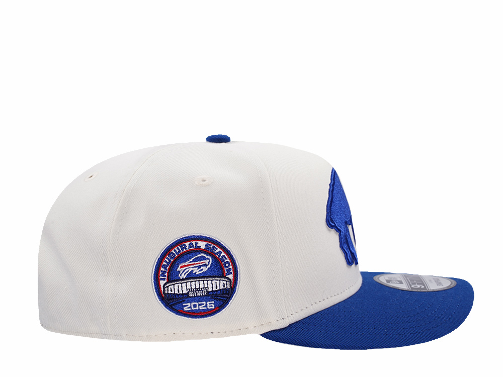 New Era Buffalo Bills Inaugural Season Chrome Two Tone Edition 9Fifty A Frame Snapback Gorra